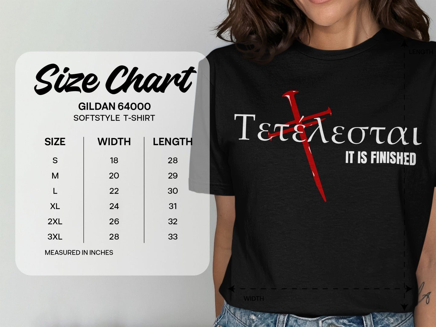 Jen Peete Designs Christian Clothing Tetelestai "It Is Finished" T-Shirts