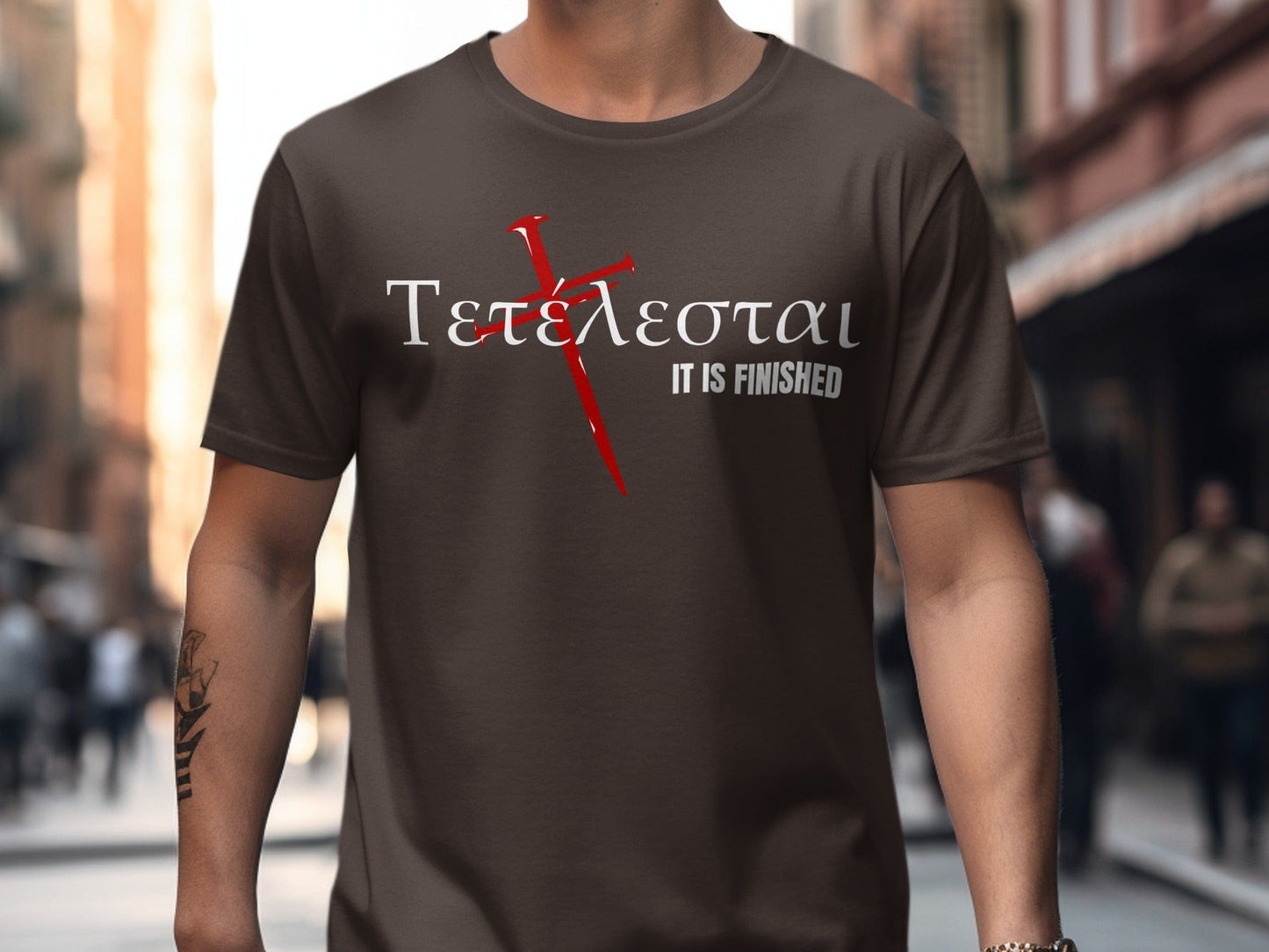 Jen Peete Designs Christian Clothing Tetelestai "It Is Finished" T-Shirts