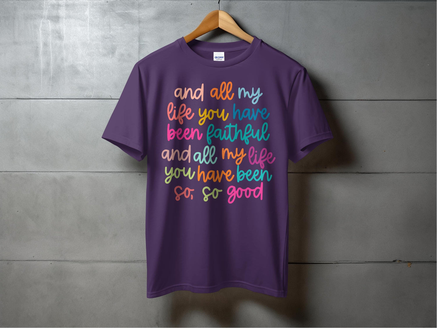 Jen Peete Designs Clothing T-shirts All My Life You Have Been.. Christian T-Shirts
