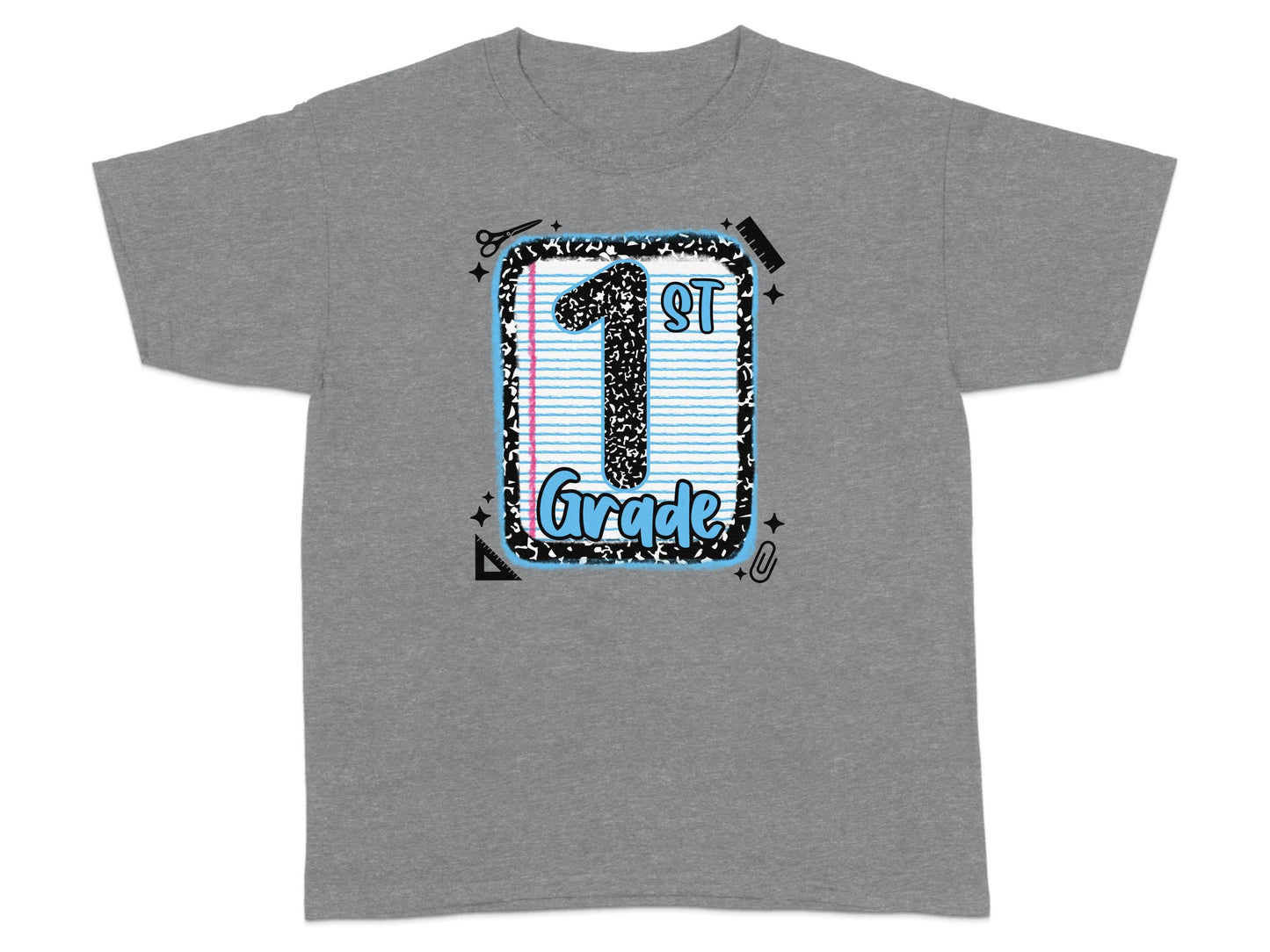 Jen Peete Designs Clothing T-shirts Back to School 1st Grade Graphic T-Shirts