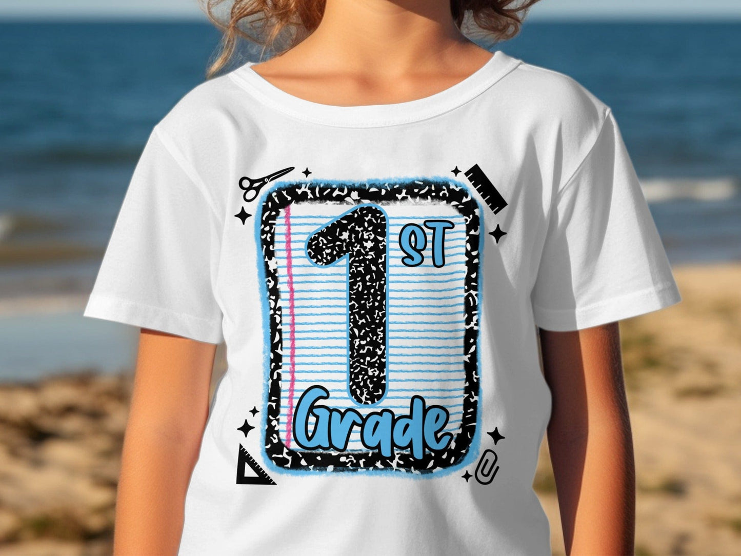 Jen Peete Designs Clothing T-shirts Back to School 1st Grade Graphic T-Shirts