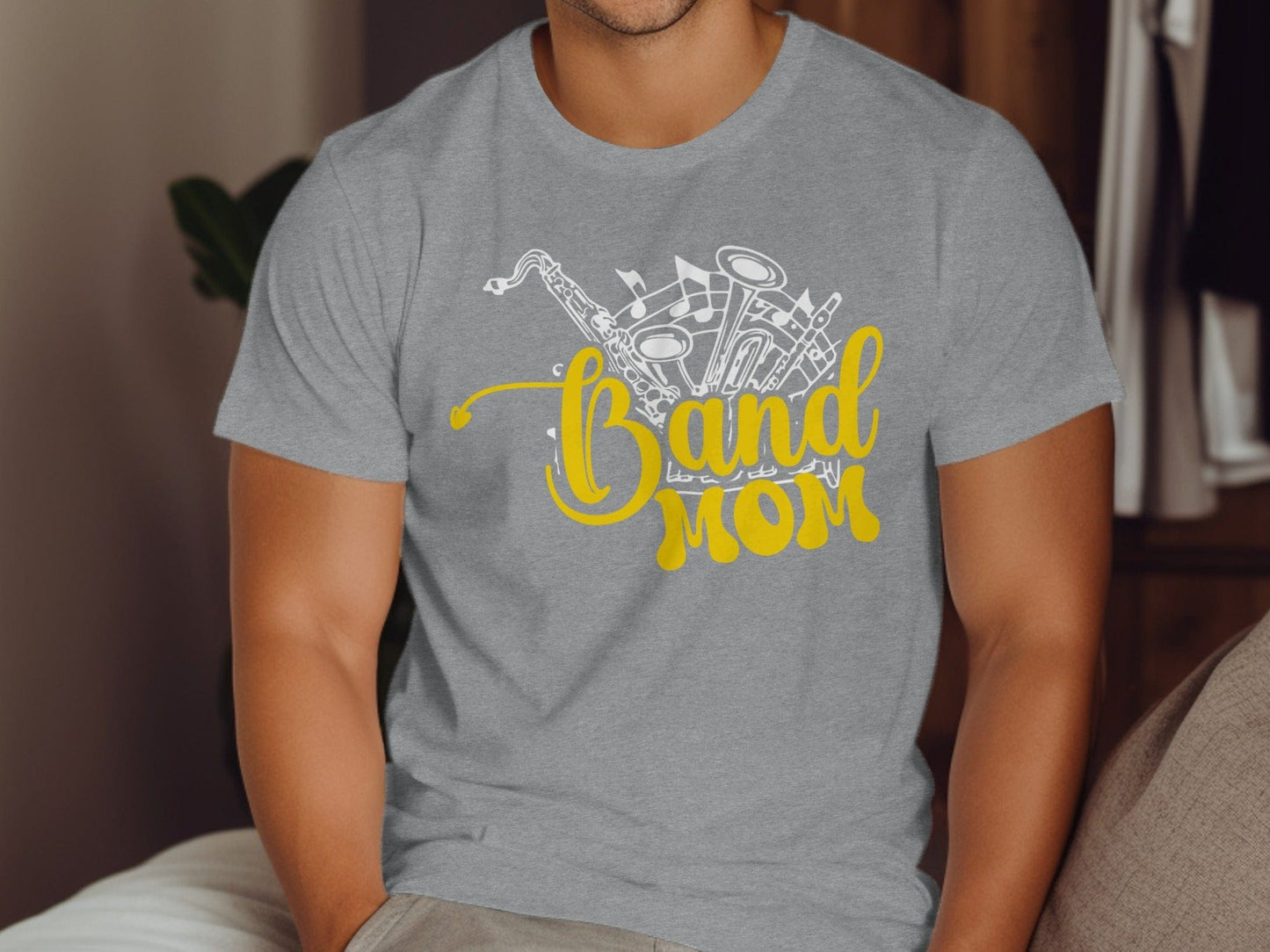 Jen Peete Designs Clothing T-shirts "Band Mom" Bold Graphic Tee | Hoodie | Sweatshirt | Long Sleeve