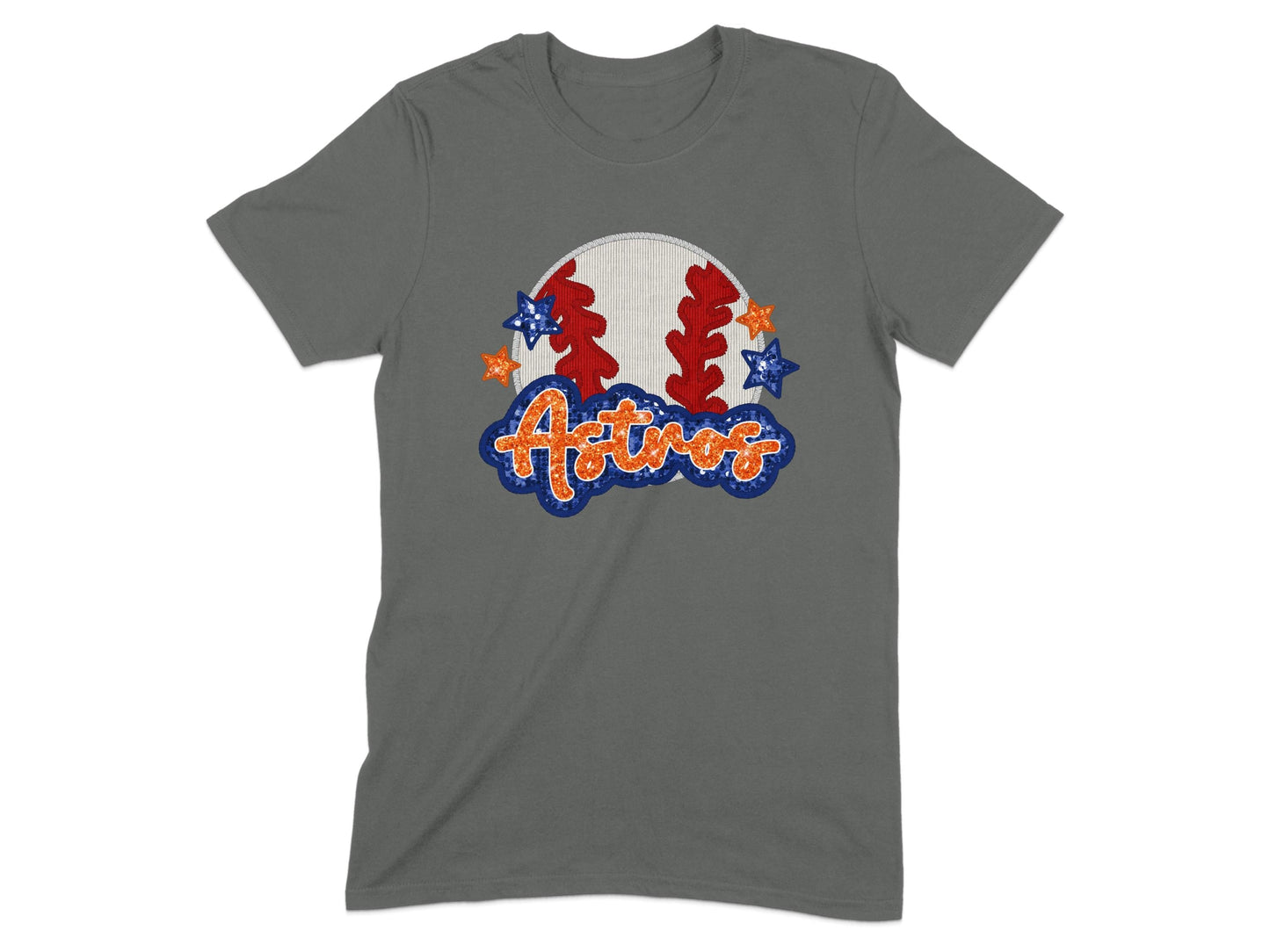 JPD Clothing T-shirts Baseball Astros Team Spirit Graphic Great For Fans T-Shirt