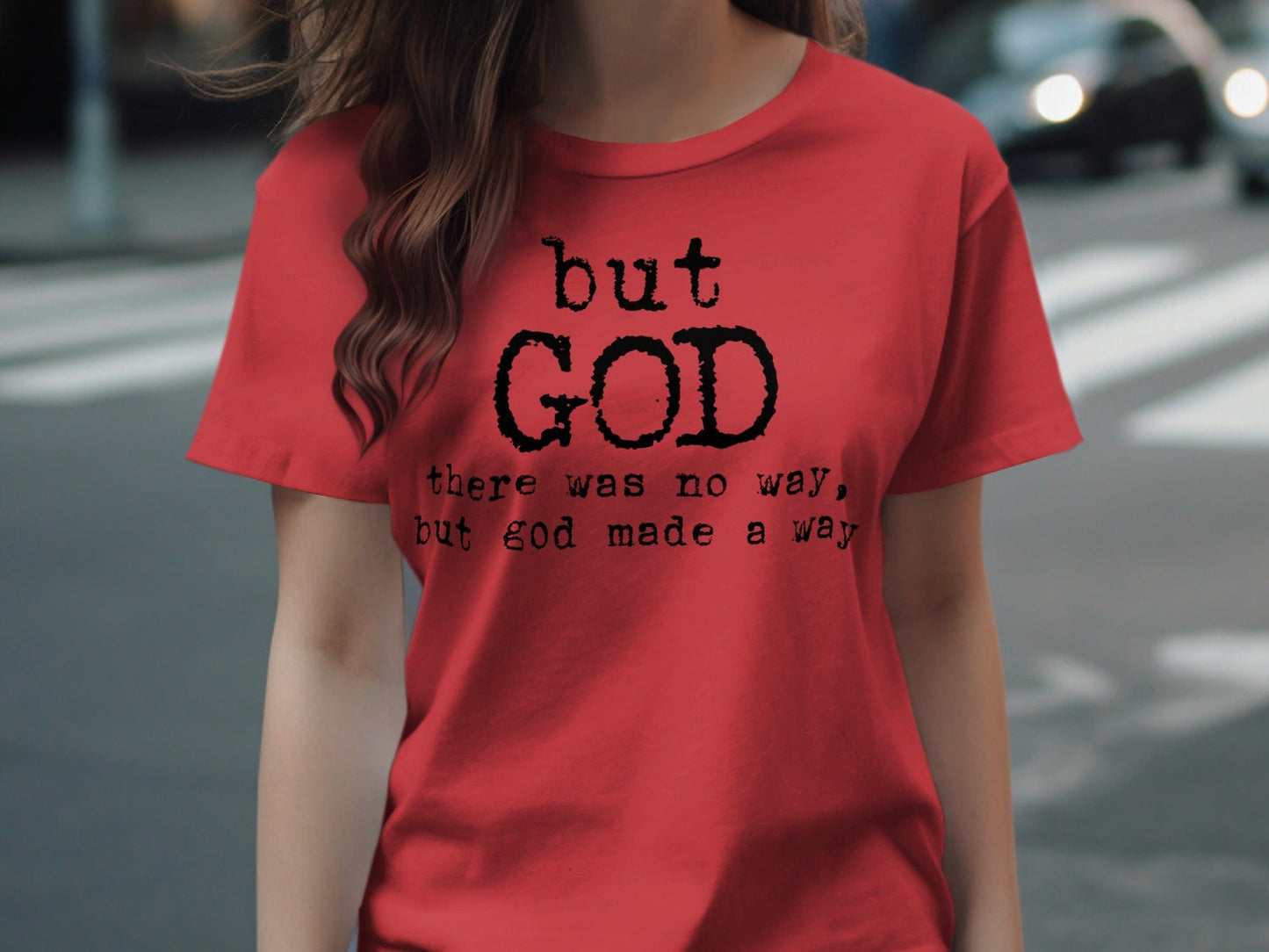 Jen Peete Designs Clothing T-shirts But God Made a Way Christian T-Shirts