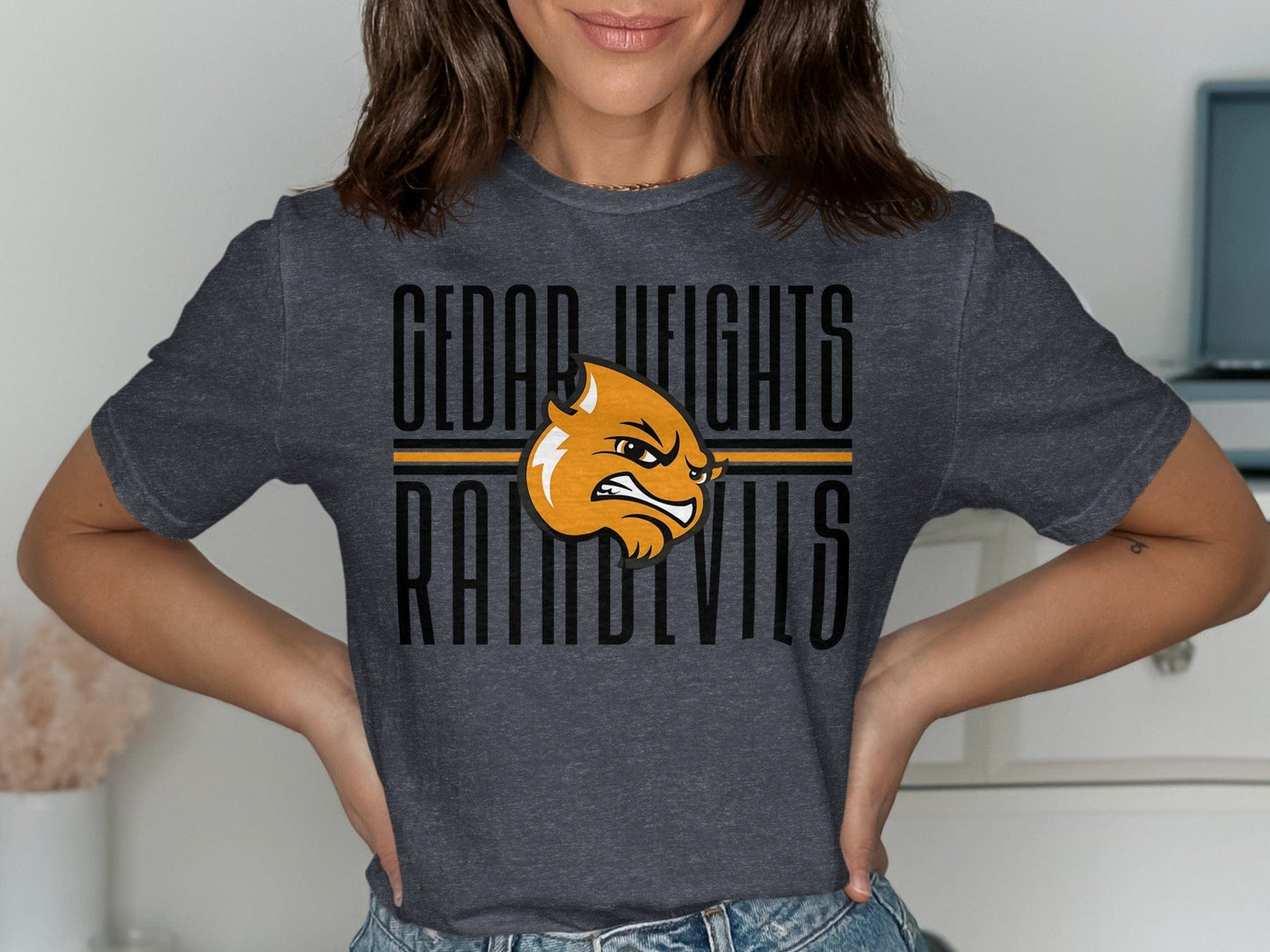 Jen Peete Designs Clothing T-shirts Cedar Heights Raindevils Team Spirit T-Shirts