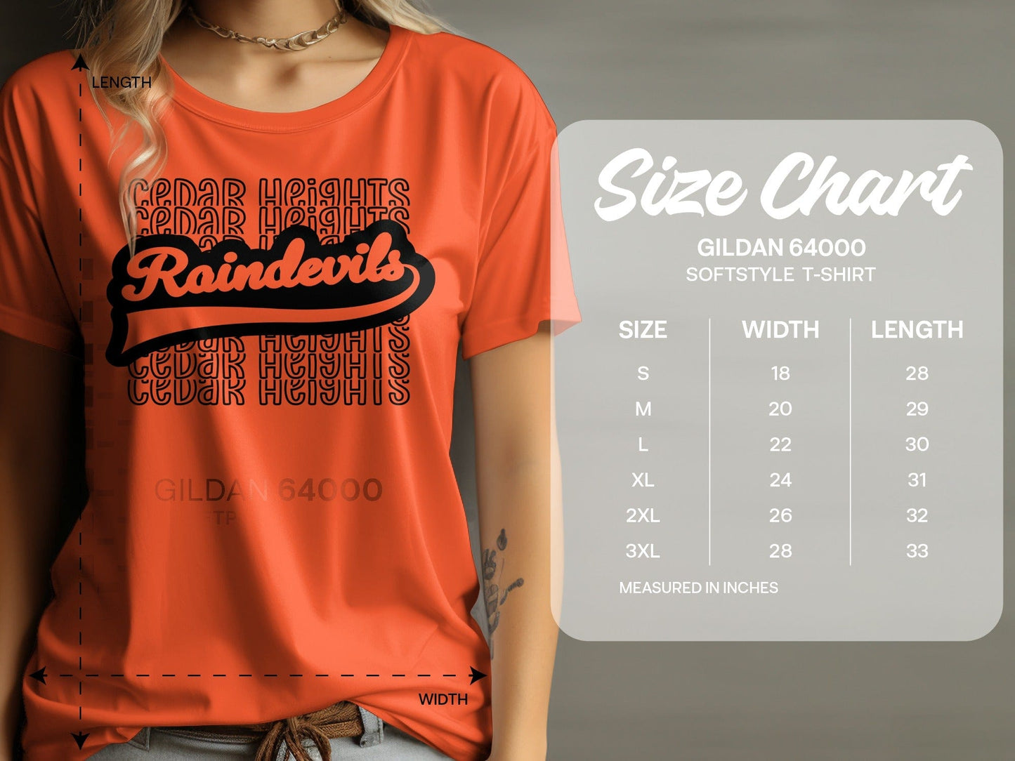 Jen Peete Designs Clothing T-shirts Cedar Heights with Raindevils Graphic T-Shirts