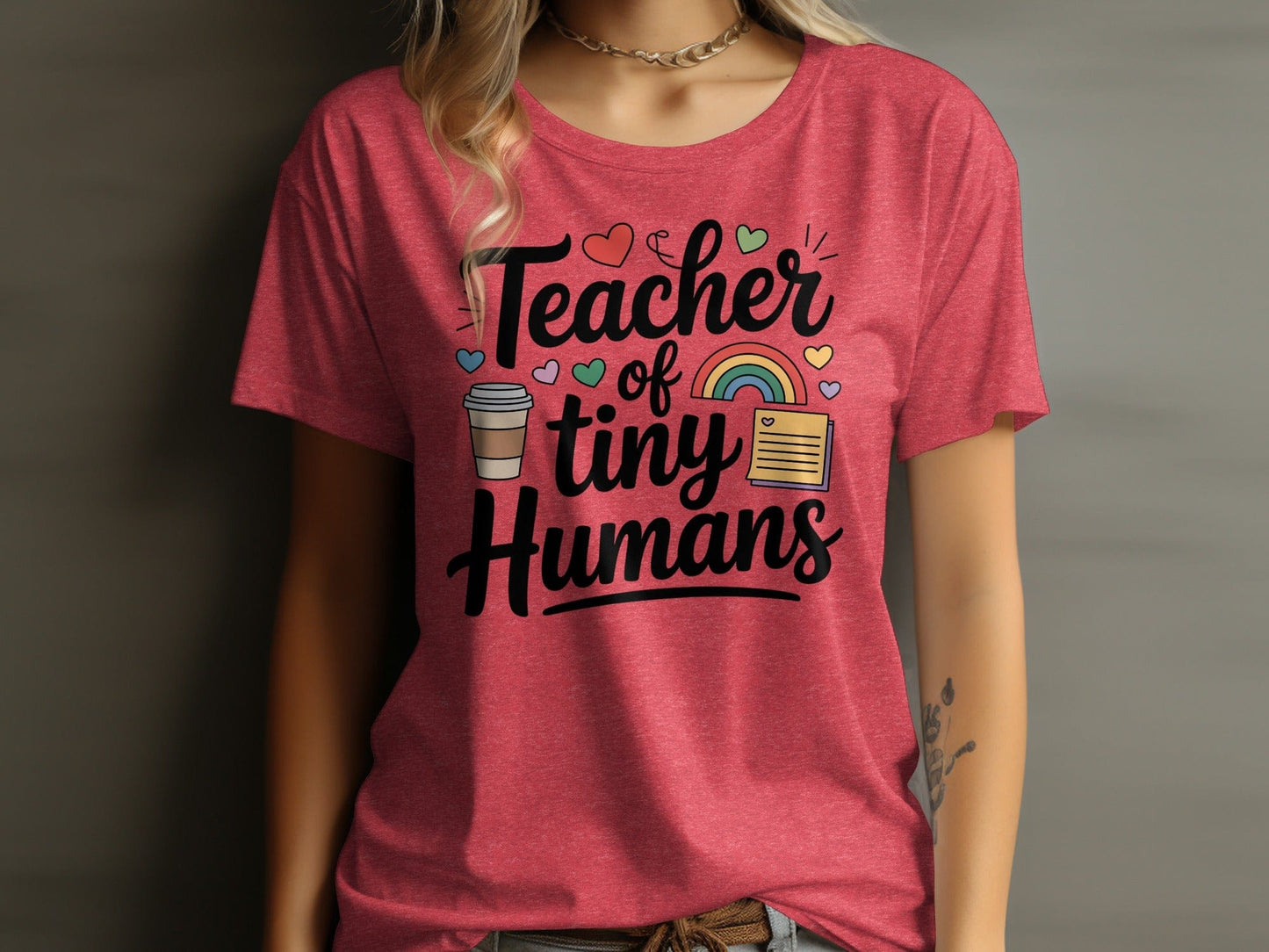 Jen Peete Designs Clothing T-shirts Cute Gift Shirt For Teachers | Short & Long Sleeve Available