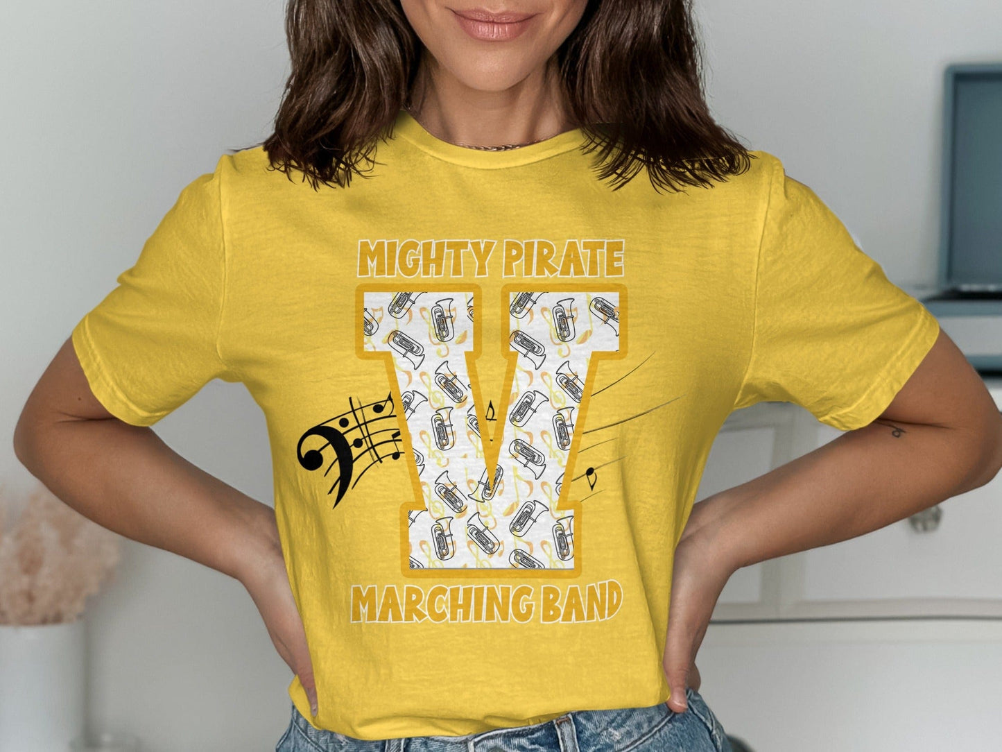 Jen Peete Designs Clothing T-shirts Customizable Marching Band T-shirt