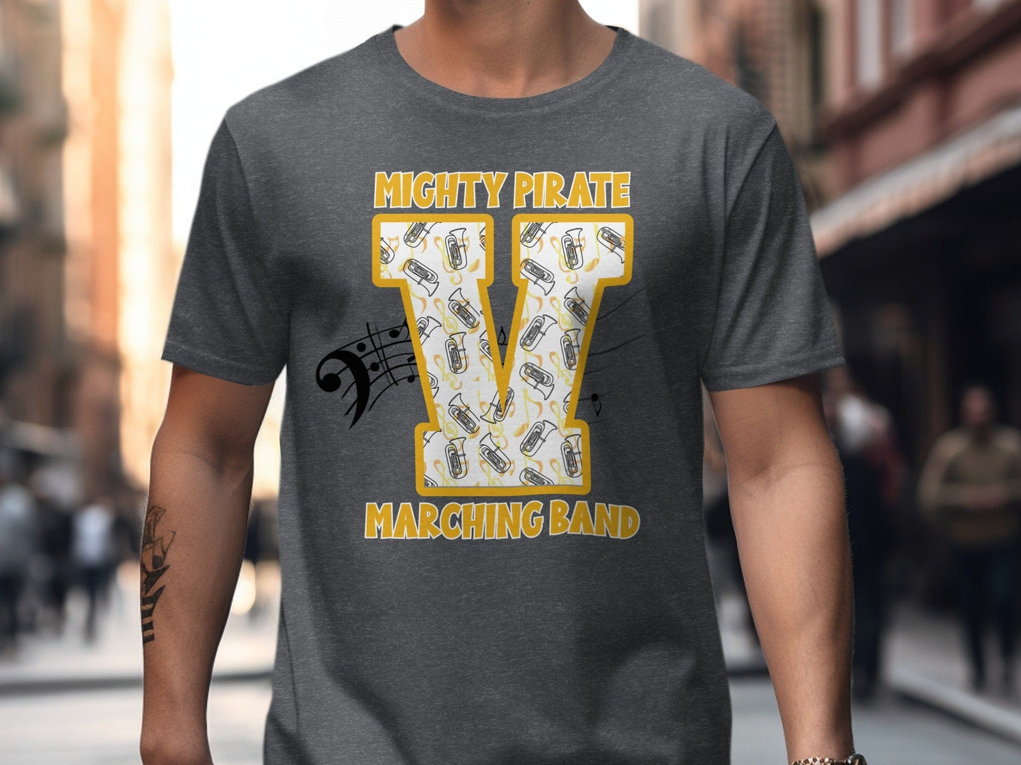 Jen Peete Designs Clothing T-shirts Customizable Marching Band T-shirt