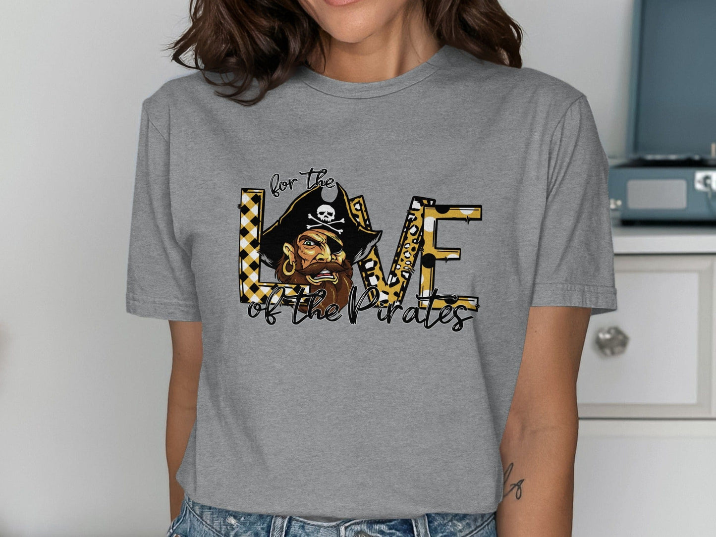 Jen Peete Designs Clothing T-shirts For The Love Of The Pirates Spirit Shirt