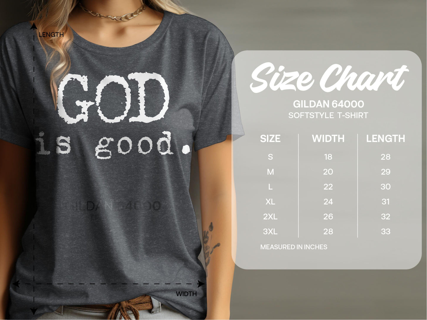 Jen Peete Designs Clothing T-shirts "GOD is Good" Christian T-Shirts