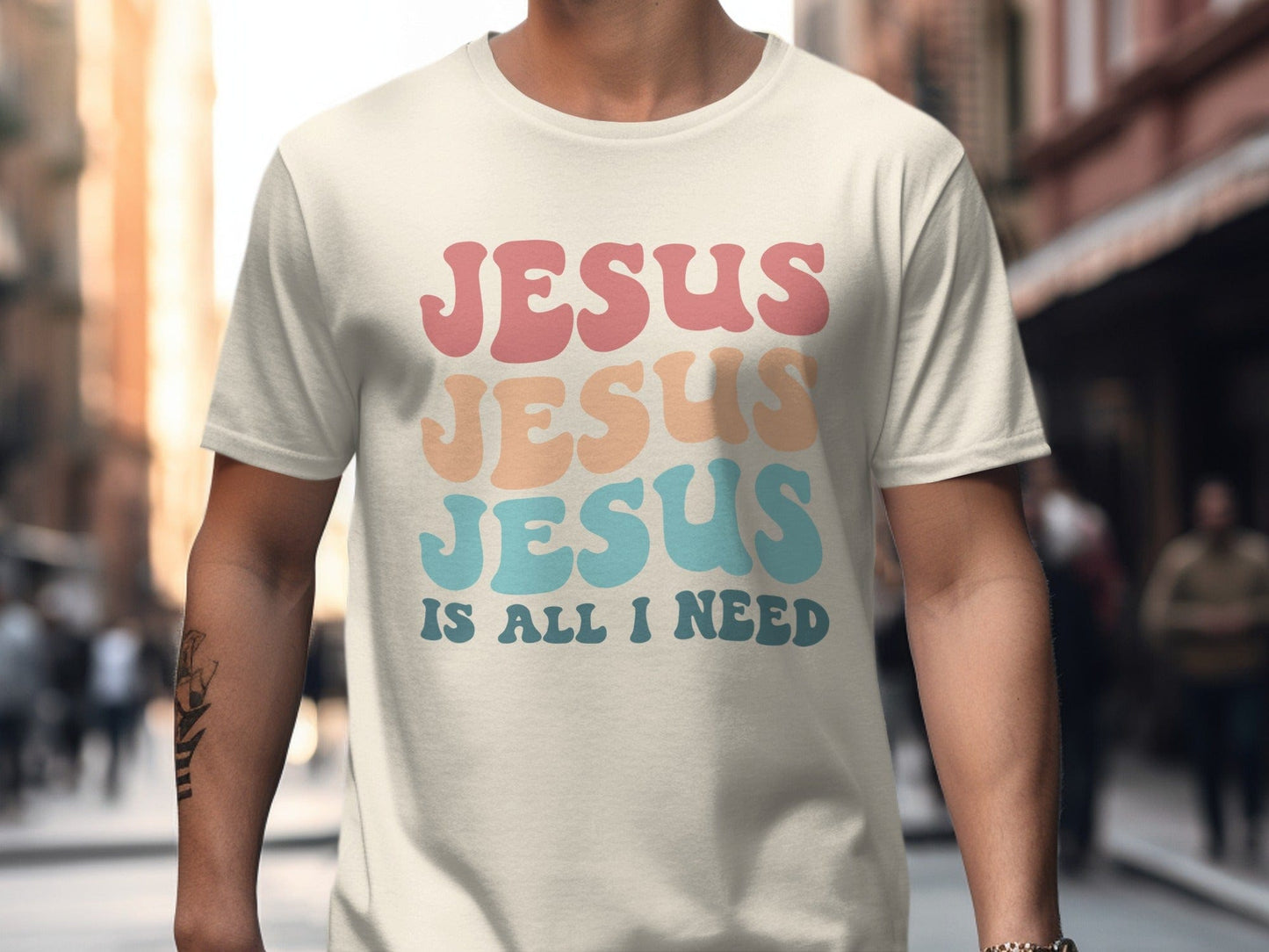 Jen Peete Designs Clothing T-shirts Jesus Is All I Need T-Shirts
