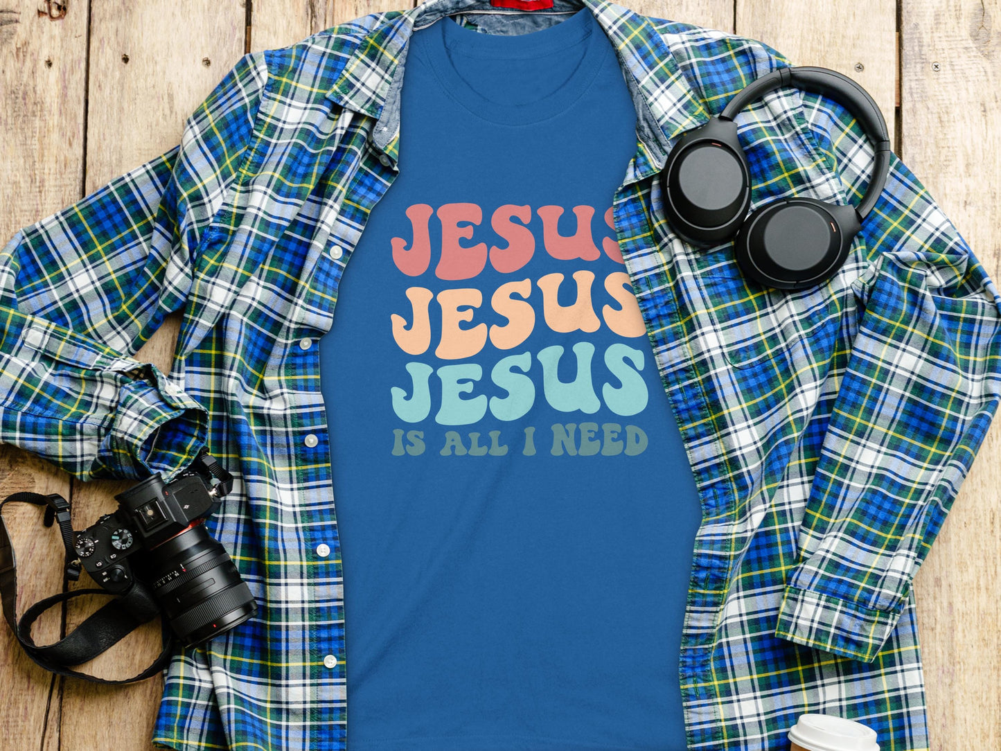 Jen Peete Designs Clothing T-shirts Jesus Is All I Need T-Shirts