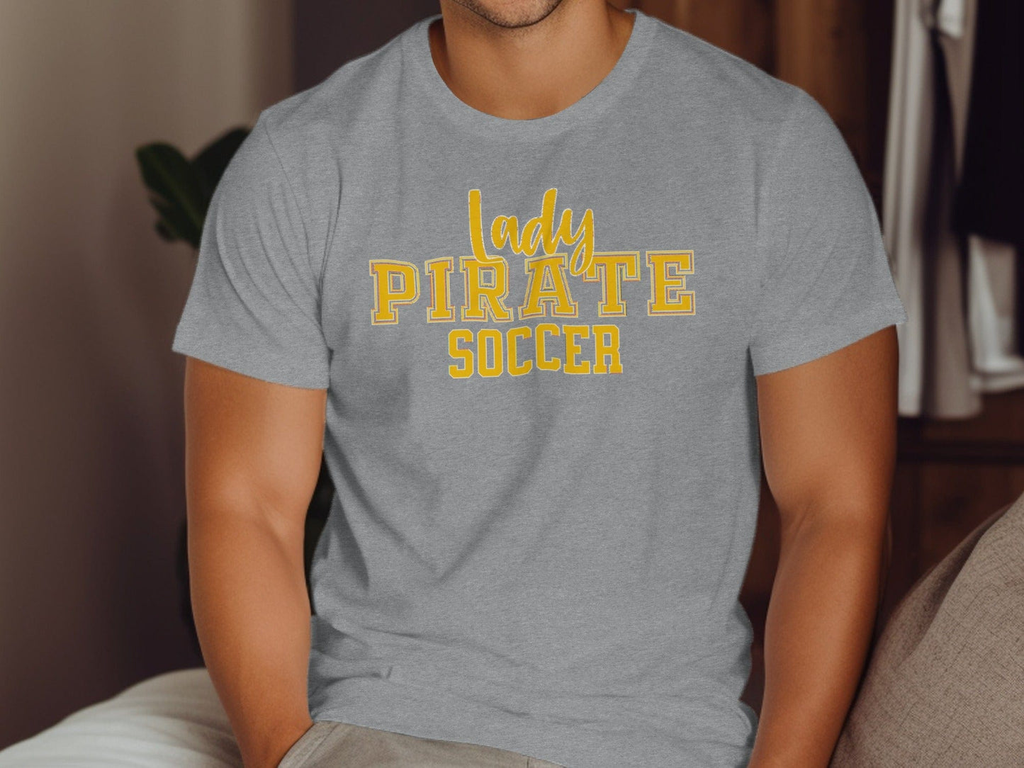 Jen Peete Designs Clothing T-shirts Lady Pirate Soccer Graphic T-Shirt