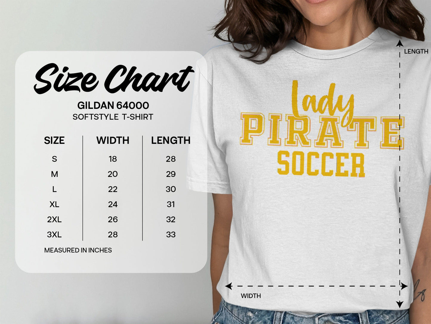 Jen Peete Designs Clothing T-shirts Lady Pirate Soccer Graphic T-Shirt
