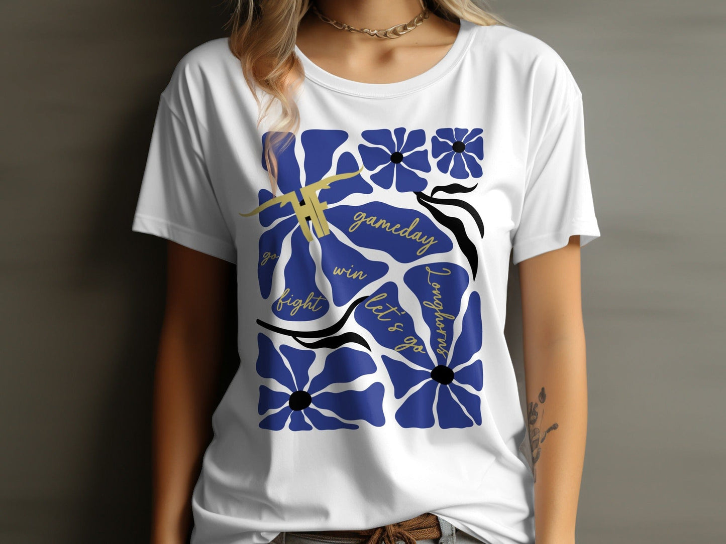 Jen Peete Designs Clothing T-shirts Longhorns Gameday T-Shirt