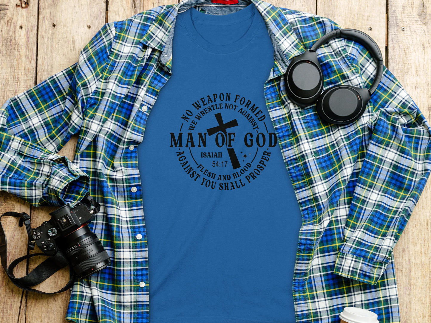 Jen Peete Designs Clothing T-shirts Man Of God Statement T-Shirts