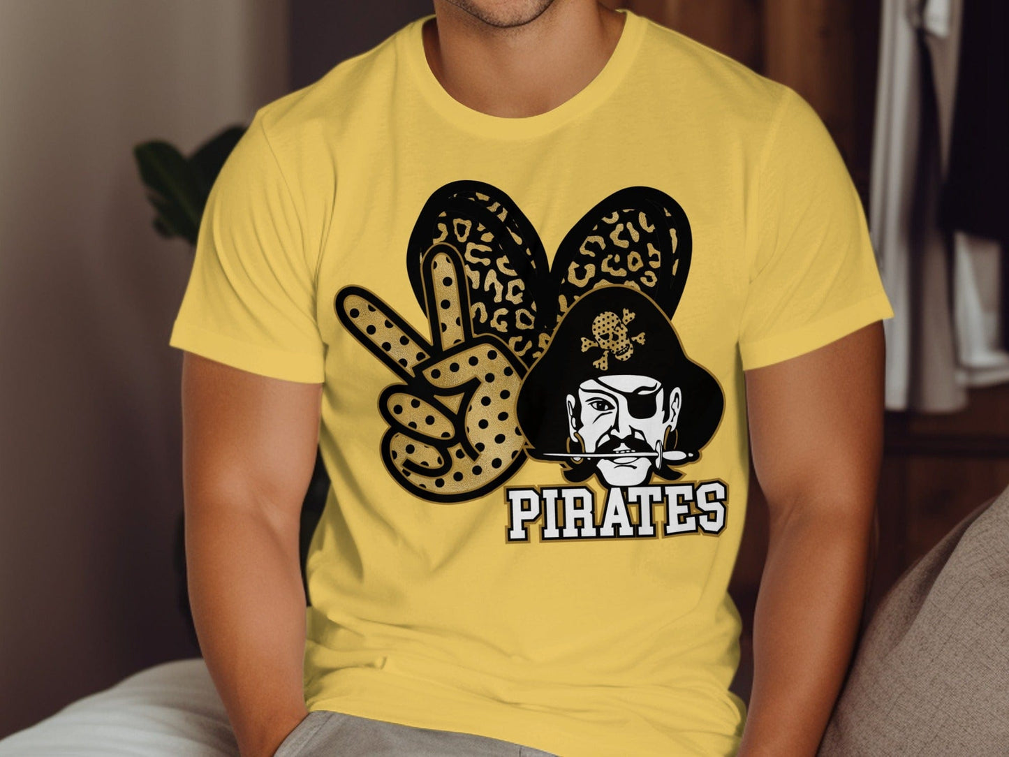 Jen Peete Designs Clothing T-shirts Peace, Love Pirates Spirit Shirt