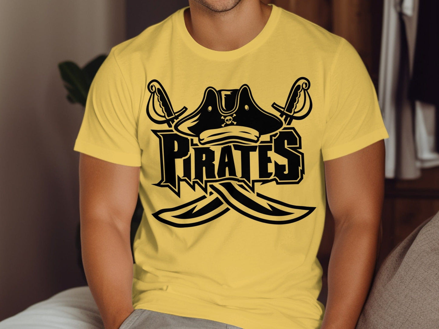 Jen Peete Designs Clothing T-shirts Pirate Graphic Design T-Shirt