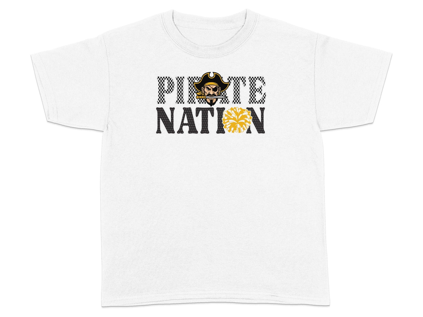 Jen Peete Designs Clothing T-shirts Pirate Nation Cheer Graphic T-Shirt