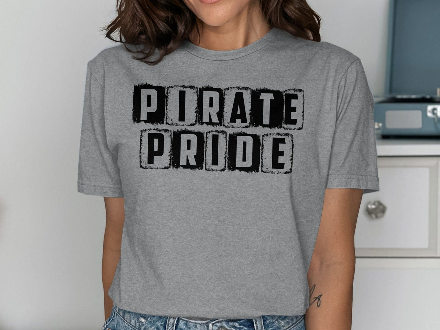 Jen Peete Designs Clothing T-shirts Pirate Pride Spirit Shirt