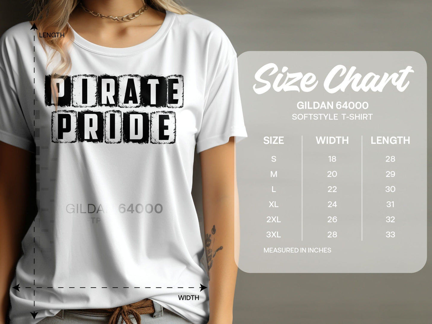 Jen Peete Designs Clothing T-shirts Pirate Pride Spirit Shirt