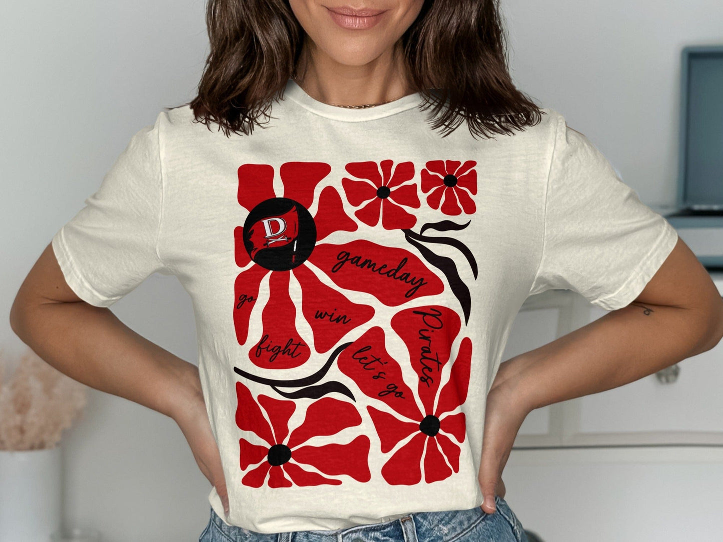 Jen Peete Designs Clothing T-shirts Pirates Gameday T-Shirt