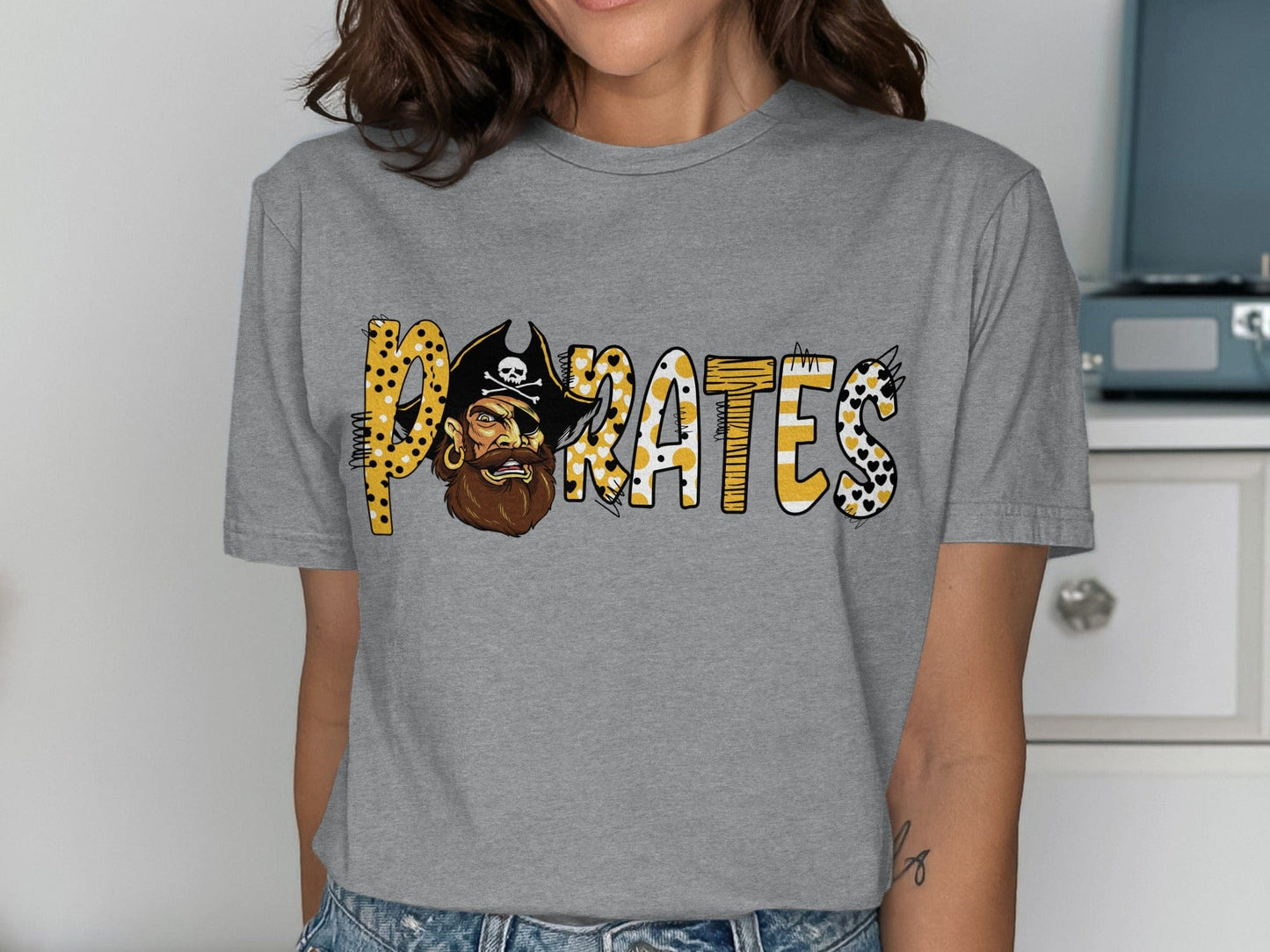 Jen Peete Designs Clothing T-shirts Pirates Graphic T-Shirt