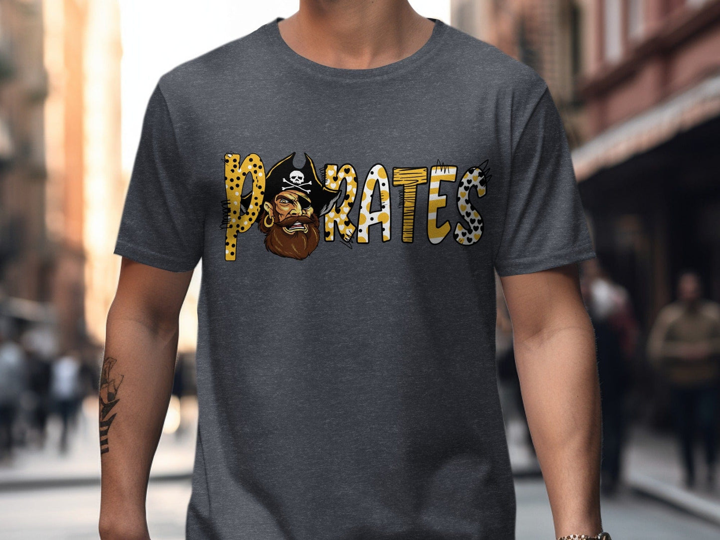 Jen Peete Designs Clothing T-shirts Pirates Graphic T-Shirt