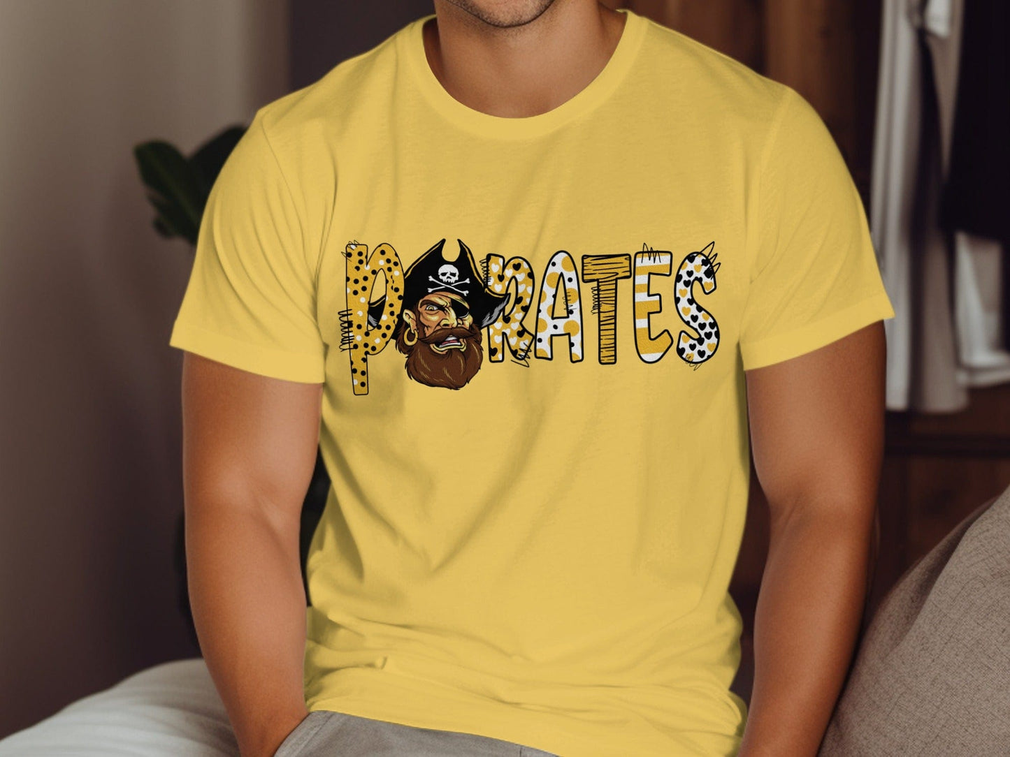 Jen Peete Designs Clothing T-shirts Pirates Graphic T-Shirt