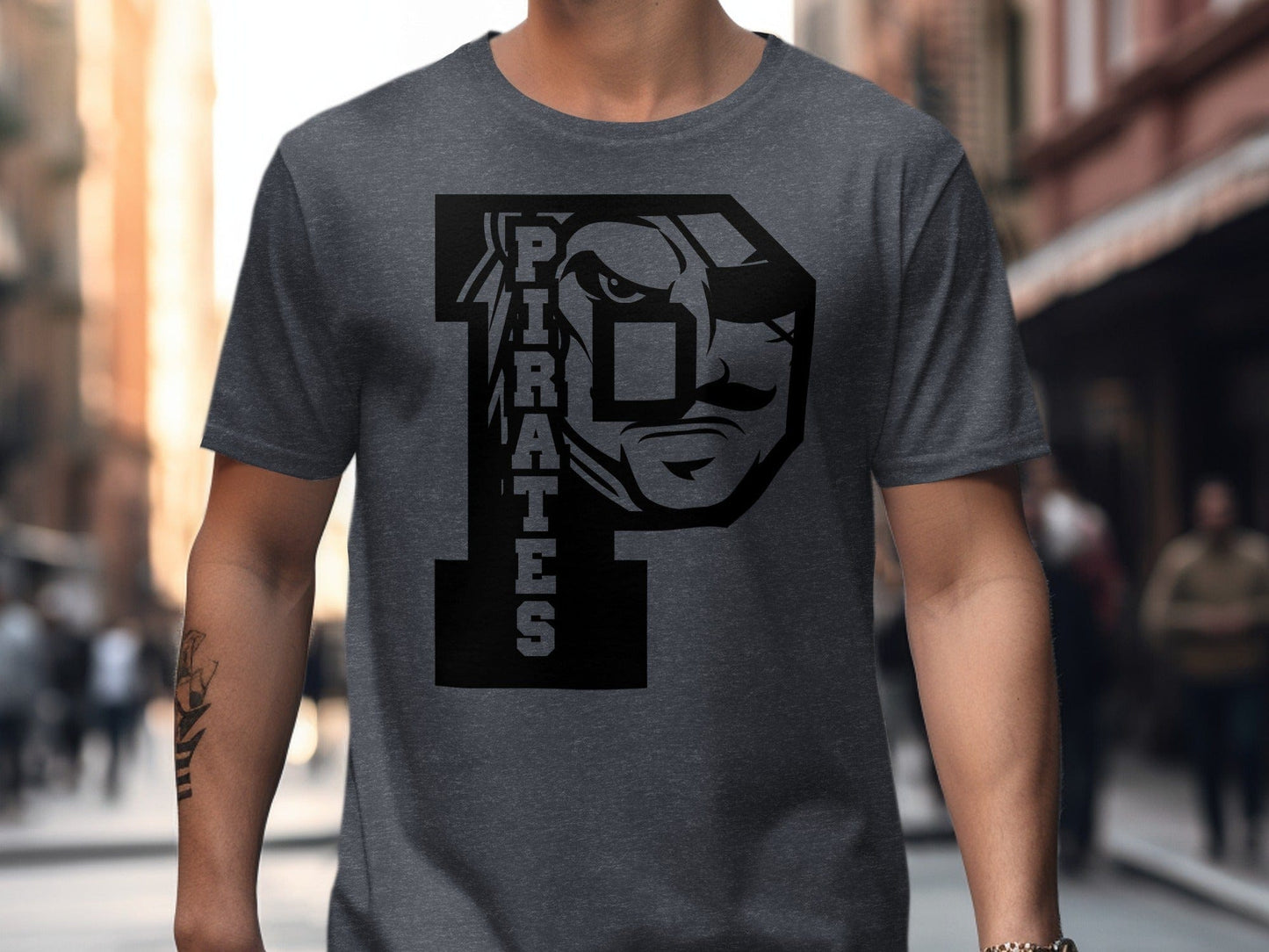 Jen Peete Designs Clothing T-shirts Pirates Initial P Graphic T-Shirts