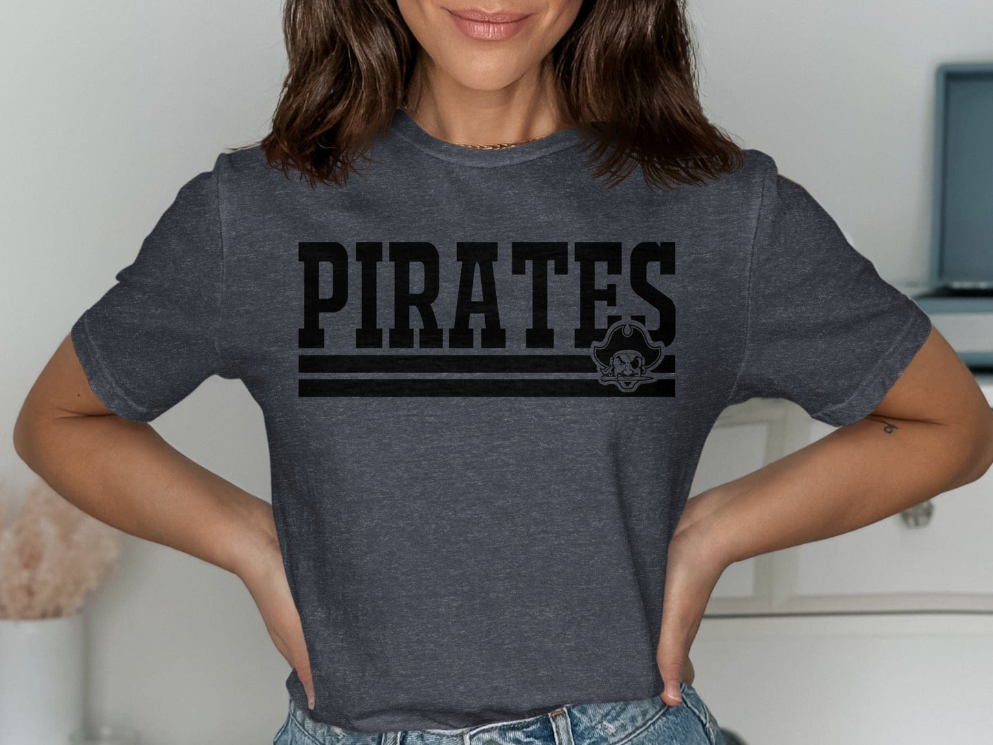 Jen Peete Designs Clothing T-shirts Pirates Logo Graphic T-Shirt
