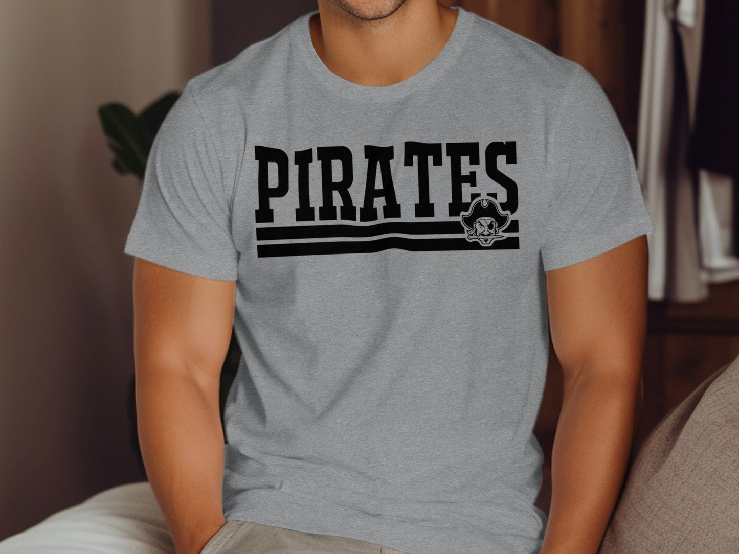 Jen Peete Designs Clothing T-shirts Pirates Logo Graphic T-Shirt