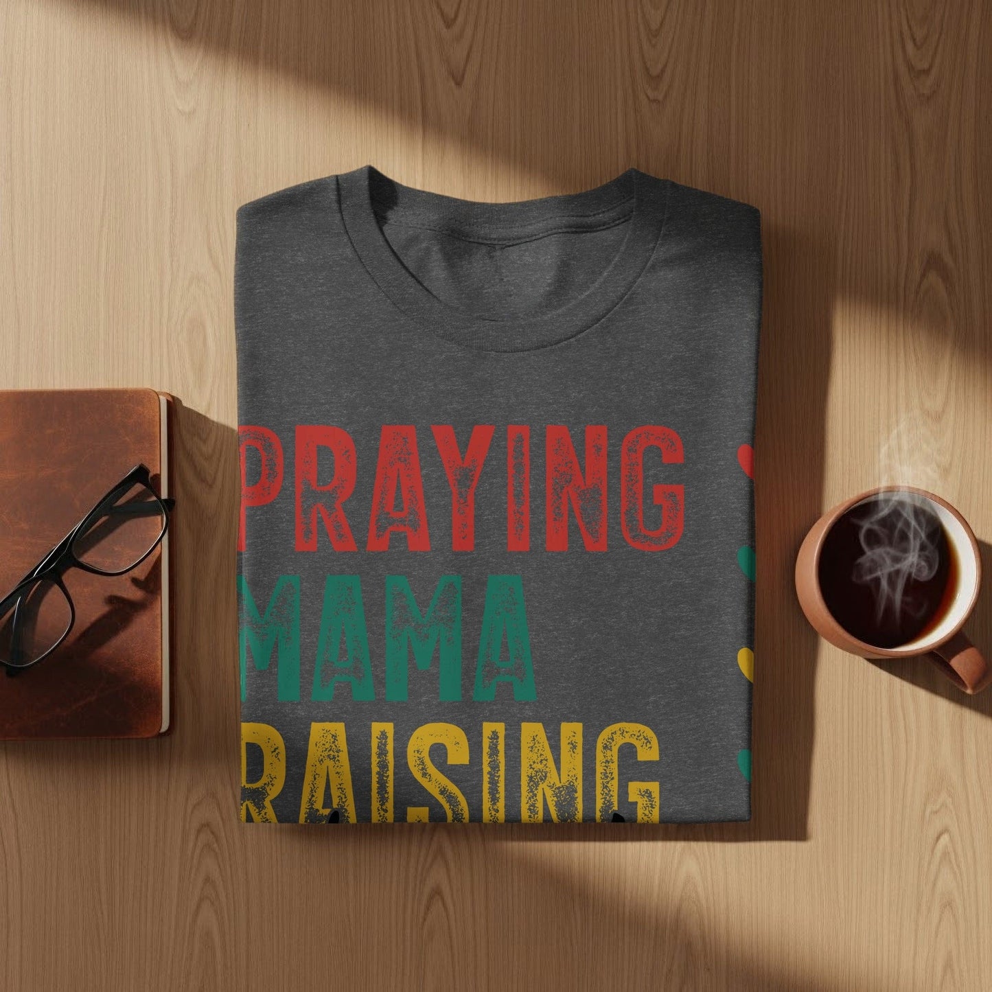 Jen Peete Designs Clothing T-shirts Praying Mama Raising Disciples T-Shirts