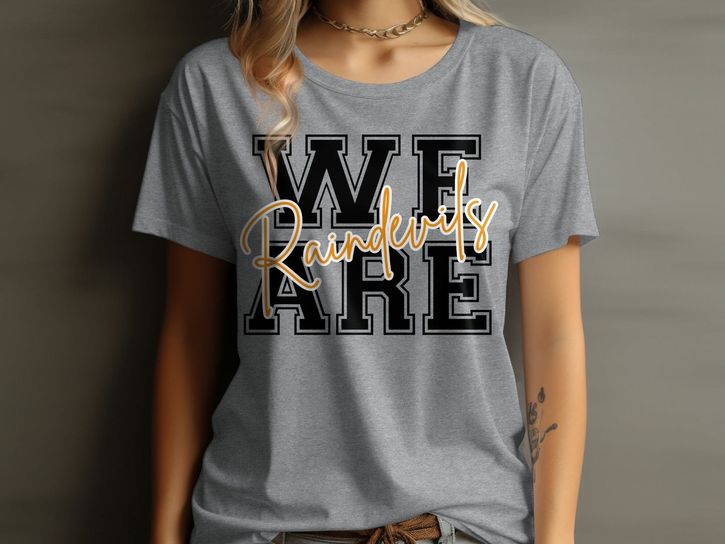 Jen Peete Designs Clothing T-shirts We Are Raindevils Bold Spirit Shirt