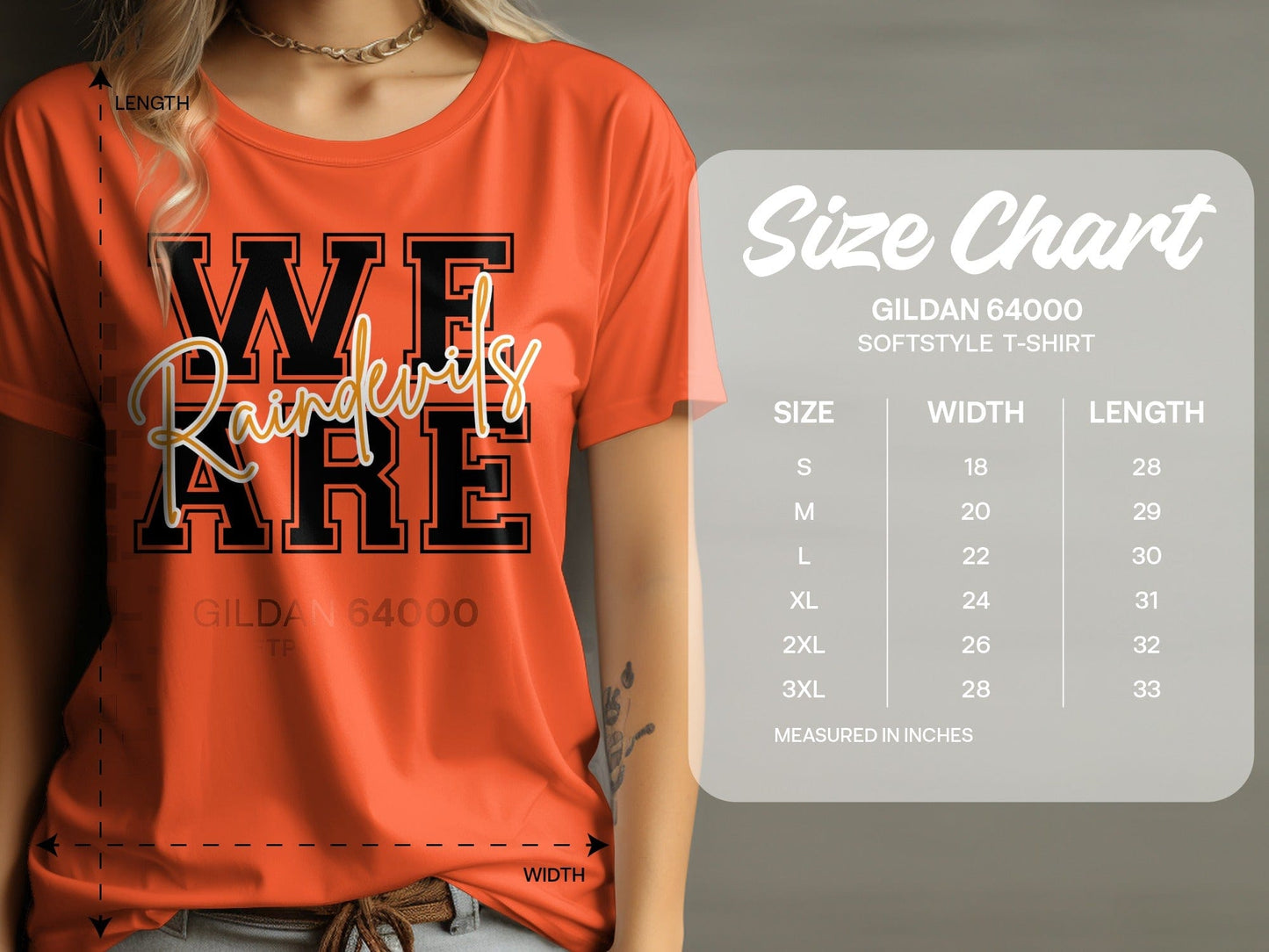 Jen Peete Designs Clothing T-shirts We Are Raindevils Bold Spirit Shirt