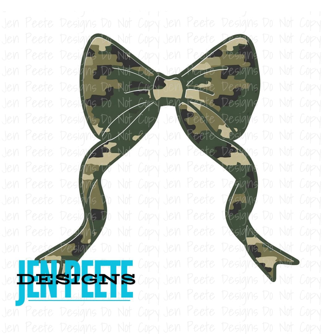 Jen Peete Designs Digital Camo Bow Bundle