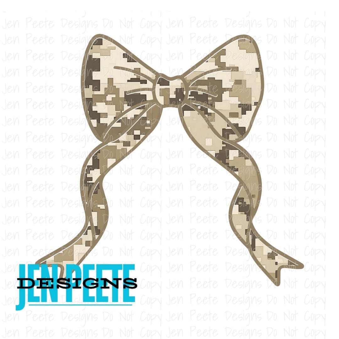 Jen Peete Designs Digital Camo Bow Bundle