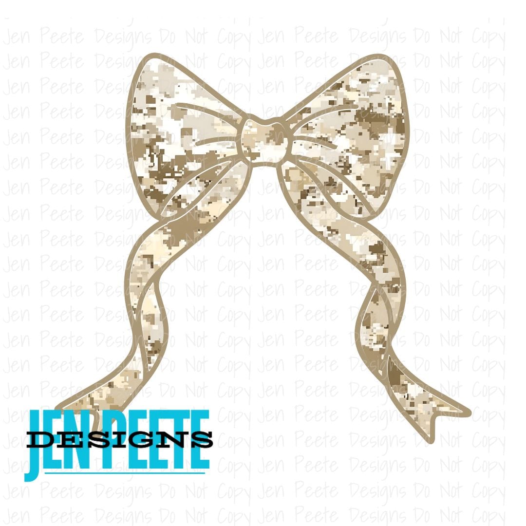 Jen Peete Designs Digital Camo Bow Bundle