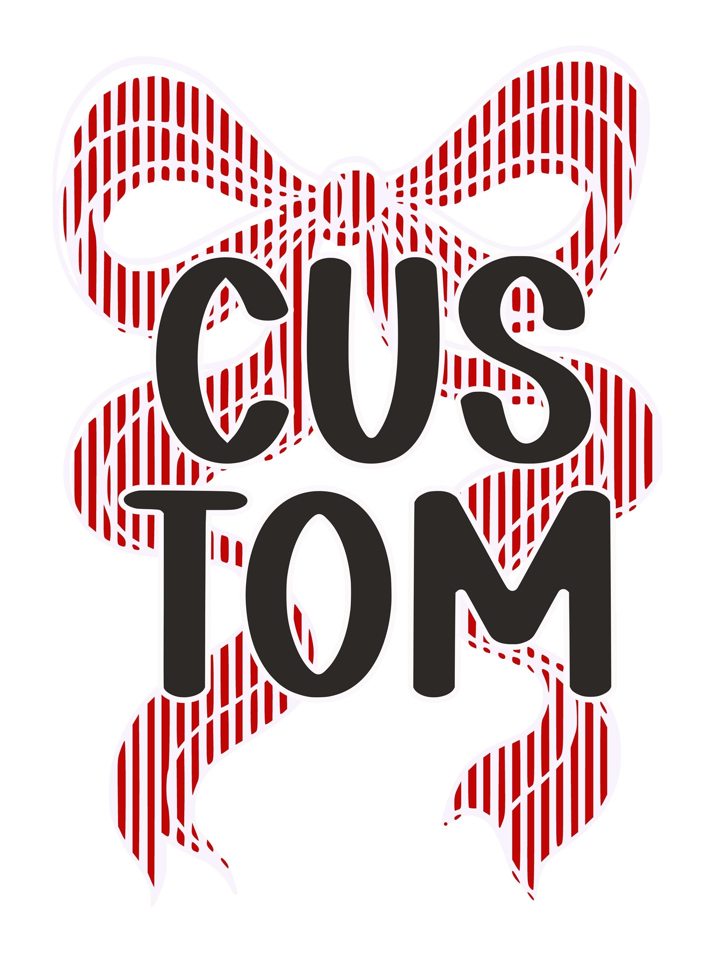 Jen Peete Designs Digital Custom Seersucker Mascot