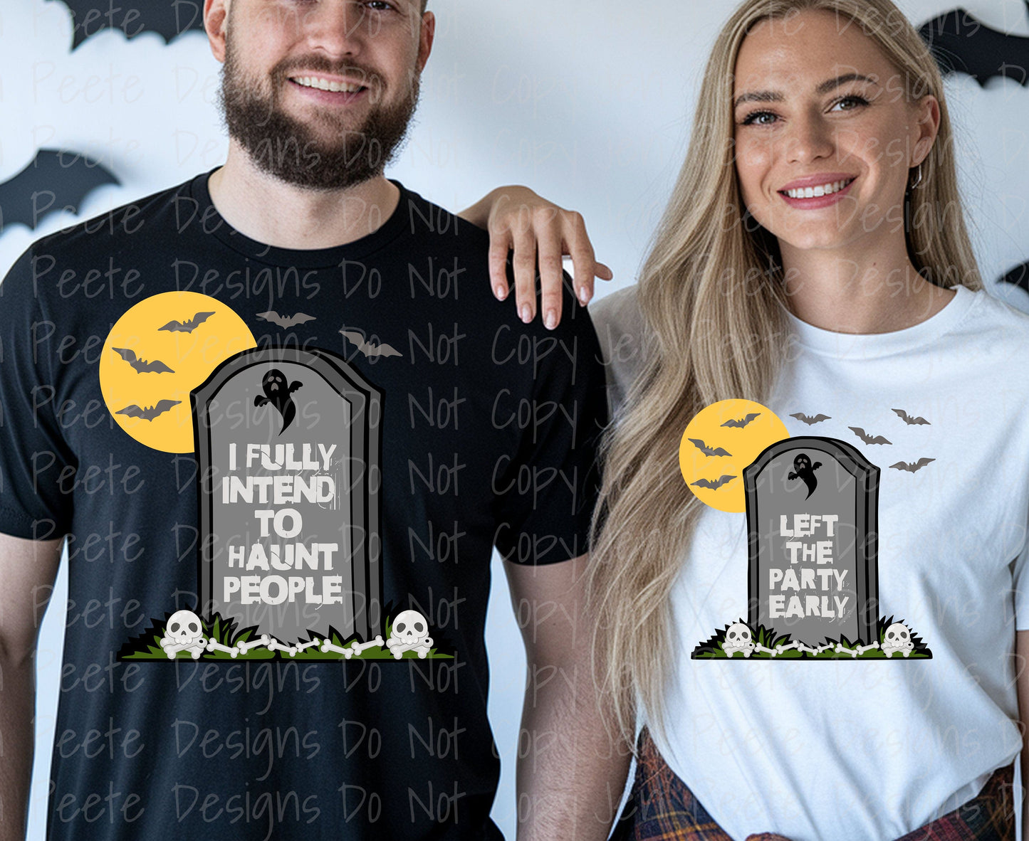 Jen Peete Designs Digital Halloween Tombstones