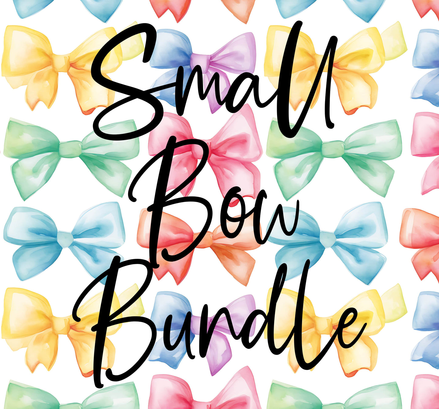 Jen Peete Designs Digital Long-Tailed Bows | Small Bundle