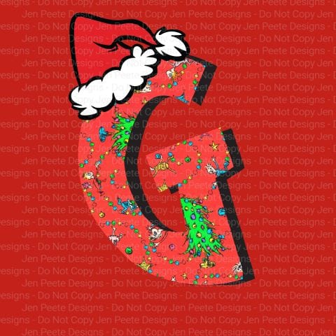Jen Peete Designs Digital The Grinch Alpha