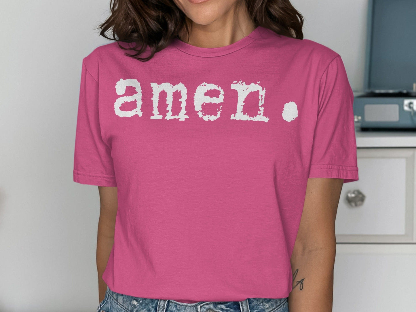 Jen Peete Designs Physical Item Amen Graphic Christian T-Shirts