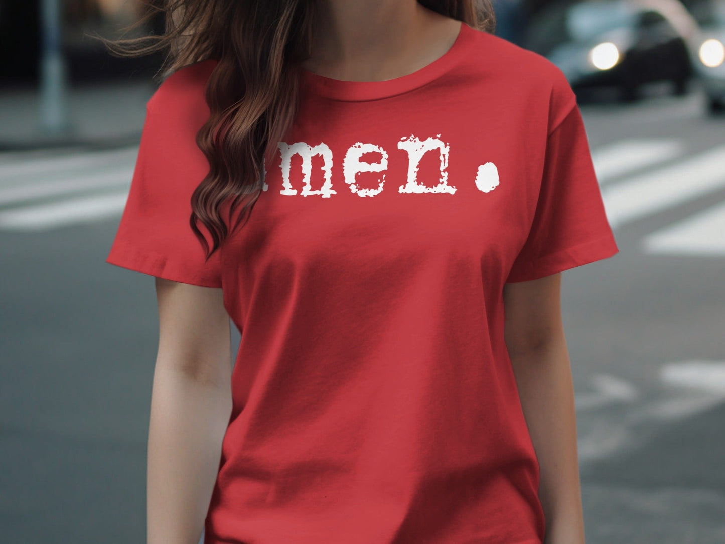 Jen Peete Designs Physical Item Amen Graphic Christian T-Shirts