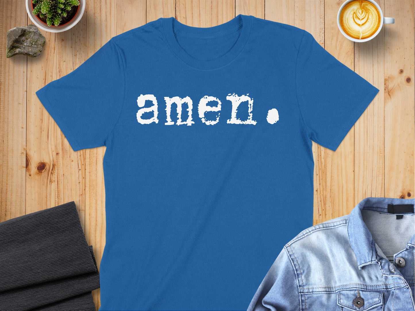 Jen Peete Designs Physical Item Amen Graphic Christian T-Shirts