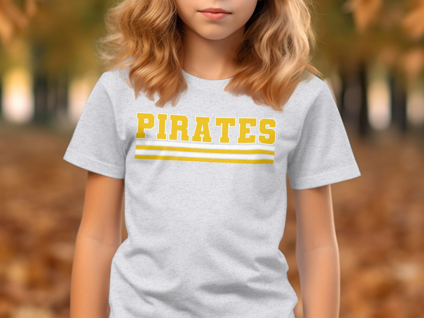 Jen Peete Designs Physical Item Bold Gold Pirates T-Shirt