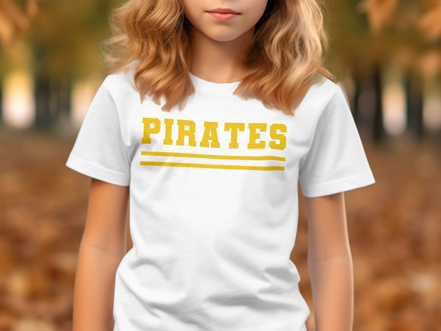 Jen Peete Designs Physical Item Bold Gold Pirates T-Shirt