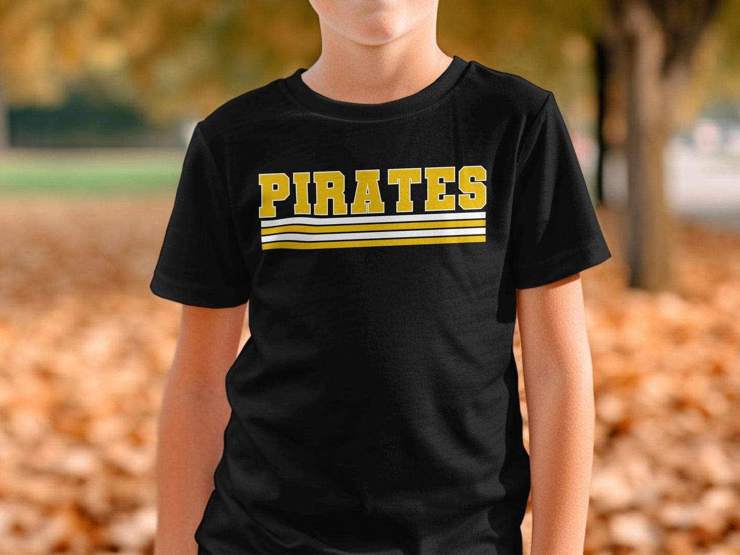 Jen Peete Designs Physical Item Bold Gold Pirates T-Shirt