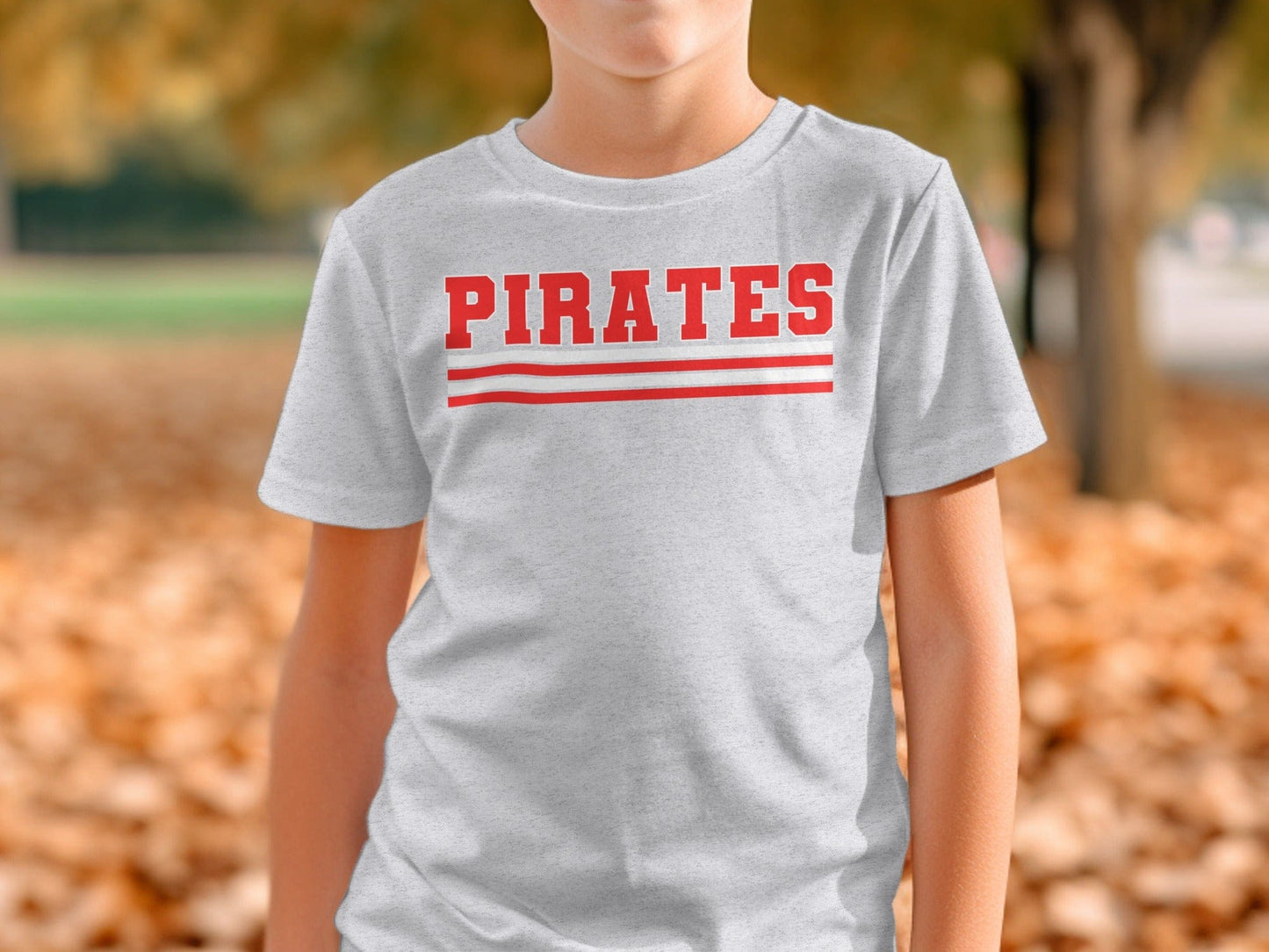 Jen Peete Designs Physical Item Bold Red Pirates T-Shirt